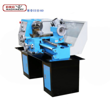 Mini hobby bench lathe machine with variable speed for metal turning